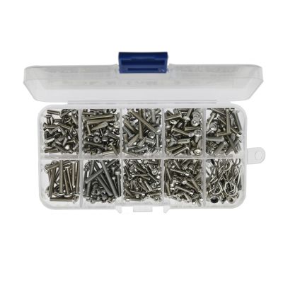 387Pcs 1/10 RC Car Stainless Steel Screw Kit for Traxxas TRX-4 Crawler