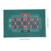 HOLIDYOYO Poker Accessories Poker Table Mat with Smooth Felt Waterproof Table Cover for Game Night Portable Mat view 2