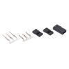 50 PCS Universal Servo Cable Wire Connector Male Female Crimping Pin Kit, RC Plane JR Connector Kit Compatible with JR Hitec Servo Connector view 4
