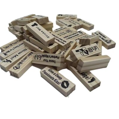 Couples Intimacy Block Tower Game  Fun & Romantic Stacking Blocks for Date Night, Valentines, Anniversary & Party Games