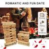 Couples Intimacy Block Tower Game  Fun & Romantic Stacking Blocks for Date Night, Valentines, Anniversary & Party Games view 3