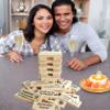 Kovtia Spanish Adults Blocks Tower Game for Couples Espaol Valentine Night Date Stacking Board Game for Lovers view 3