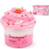 Keemanman Strawberry Slime, Scented Butter Slime Kit Cute Preppy Stuff for Girls Boys Kids view 1