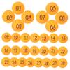Homoyoyo 30pcs Raffle Game Balls Lightweight Round Draw Balls for Parties Events Activities Easy Fun Games view 1