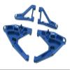 BeaxTurbo Racing Upgrade Parts CNC Aluminum7075# Suspension Upper & Lower Arms for Traxxas UDR 1/7 (Blue) view 2