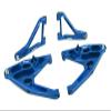 BeaxTurbo Racing Upgrade Parts CNC Aluminum7075# Suspension Upper & Lower Arms for Traxxas UDR 1/7 (Blue) view 3