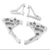 BeaxTurbo Racing Upgrade Parts CNC Aluminum7075# Suspension Upper & Lower Arms for Traxxas UDR 1/7 (Silver) view 2