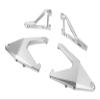BeaxTurbo Racing Upgrade Parts CNC Aluminum7075# Suspension Upper & Lower Arms for Traxxas UDR 1/7 (Silver) view 4