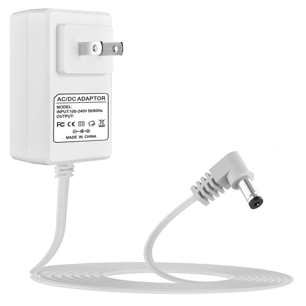 12V Power Cord for Luna Breast Pump Replacement Charger Power Adapter for Luna Breast Pump(White)