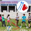20 Feet Tug of War Rope for Kids and Adults, Outdoor Games Summer Outdoors Yard Backyard Camping Lawn Game for Field Day Family Reunion Birthday Party Team Building Activities Carnival Games-Beige view 2