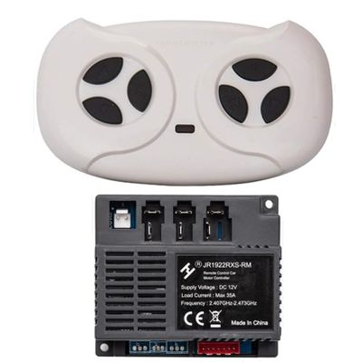 JR1922RX-RM-12V Circuit Board and Remote Control Ride on Toys for Kids Transmitter and Controller Control Box Accessories Kids Powered Wheels 12 Volt Children Ride On Car Replacement Parts