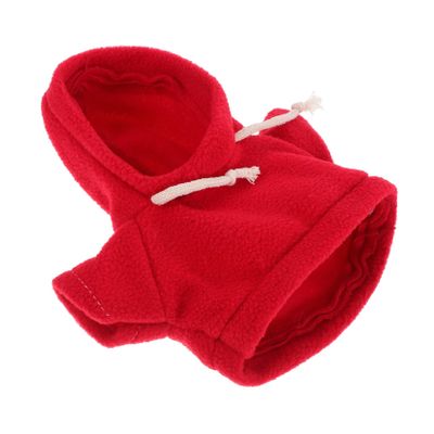 CORHAD Cute Plush Bear Outfit Soft Doll Hoodie for Stuffed Animals and Small Dogs for Christmas Dress-up and Sewing Projects Sweatshirt