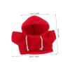 CORHAD Cute Plush Bear Outfit Soft Doll Hoodie for Stuffed Animals and Small Dogs for Christmas Dress-up and Sewing Projects Sweatshirt view 2