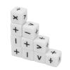 20pcs Teaching Dice Set Math Dice Mathematical Dices Math Teaching Classroom Suplies White view 3