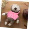 ibasenice 2pcs Cute Plush Doll Hoodie Outfits for Stuffed Animals Soft and Comfortable Replacement Clothing for Dress- and Creative Fun view 4