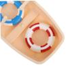 YARNOW 1set Miniature Boat Fish Tank Micro Landscape Decoration Desktop Mini Landscape Small Toy Boat Modern Rustic Sailing Model Swimming Ring view 3
