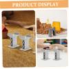 Hemoton 6pcs Train Bridge Pier Supports Curved Track Connectors for Mini Plastic Train Bridge Support Toy Accessory view 3