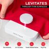 Levitexa Nimbus Levitating Display - Floating Display, Levitating Display Stand, Levitating Decor, Magnetic Display, Magnetic Levitation for Figures and Toys White Square Base view 3
