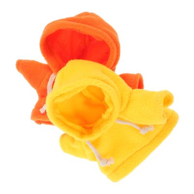 BESTonZON 2pcs Cute Plush Bear Hoodie Outfits for Stuffed Animals Doll Clothes for Creative Play and Imagination Boosting Interchangeable Fun Doll Accessories