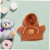 BRIGHTFUFU 5pcs Handmade Bear Clothes Cute Outfits for Plush Bears Includes Hoodies Shirts for Playtime Display view 4