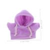 FOYTOKI Plush Bear Hoodies for Dolls Cute Stuffed Animal Apparel Dress Up Clothes Replacement Tiny Outfits Solid Light for Plushies and Doll Accessories view 2