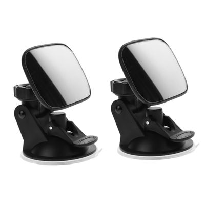 Garneck 2pcs Car Backseat Mirror for Clear Viewing Cup Interior Mirror Rotation for Enhanced Safety and Visibility Vehicles