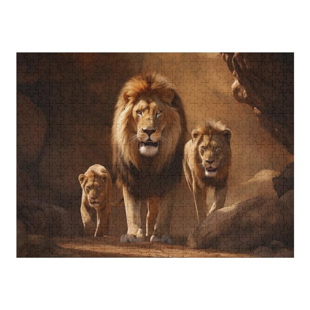 1000 Piece Jigsaw Puzzle for Adults Noble Lions Jigsaw Puzzles 1000 Pieces Puzzles for Adults The Underwater World Finished