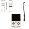 for Trimui Brick Handheld Game Console Gaming Controller Silicone Grip Case Soft Skin Silicone Case Full Protective Case Cover with Lanyard-White view 1