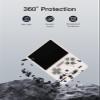for Trimui Brick Handheld Game Console Gaming Controller Silicone Grip Case Soft Skin Silicone Case Full Protective Case Cover with Lanyard-White view 2