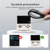 for Trimui Brick Handheld Game Console Gaming Controller Silicone Grip Case Soft Skin Silicone Case Full Protective Case Cover with Lanyard-White view 4