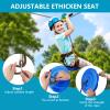 ZEROMX Zip Line Kit for Kids and Adults Outdoor, UFO Trolley 75/100/120/150ft Zipline for Backyard, Up to 350 Lbs, Included Swing Seat, Ziplines Stainless Steel Brake and Safety Cable view 4