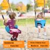 2Pcs High Back Full Bucket Toddler Swing Seat Set with Adjustable Height Rope 4.2 to 6.7 FT Soft Swing Seats Set for Kids- 600 LB Weight Capacity view 3