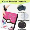 2 Card Binder - Top Loader Binder 4 Pocket, 400 Pocket Trading Card Binder Double Sided, Premium PU Leather Card Collection Album for MTG, Sports Cards, TCG, Game Cards view 4