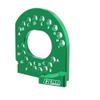 Aluminum 7075 Alloy Motor Mount Plate Strengthen for Traxxas 1:16 Mini Maxx 4WD 107154-1 / Mini XRT VXL-3S 108076-1 Monster Truck Upgrades - Green view 1
