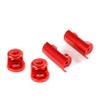 FLMLF CNC Metal Upper Lower Protective Casing Fit 6mm/8mm Shock Absorber for 1/5 HPI ROFUN ROVAN KM Baja 5B 5T 5SC RC Car Parts (Red) view 4
