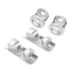 FLMLF CNC Metal Upper Lower Protective Casing Fit 6mm/8mm Shock Absorber for 1/5 HPI ROFUN ROVAN KM Baja 5B 5T 5SC RC Car Parts (Silver) view 1