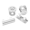 FLMLF CNC Metal Upper Lower Protective Casing Fit 6mm/8mm Shock Absorber for 1/5 HPI ROFUN ROVAN KM Baja 5B 5T 5SC RC Car Parts (Silver) view 4