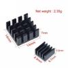 1set=2PCS e 3 Heatsink 2 Loaded Single Dedicated Aluminum Heat Sink for DIY Kit view 4
