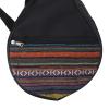 25in 4-Strings Banjo Bag Ethnic Musical Ukulele Tote For Case Cotton Backp view 4