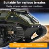 Authticar RC Tank Car, 1:16 Scales Transport Military Vehicle RC Tank, 4WD RTR Off Road RC Crawler with 360Rotating Drifting Dual Motor Gearbox Proportional Control Military Truck RC Toy for Adult view 3