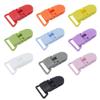 50-Pack Pacifier Clip Replacement Ends - BPA-Free Plastic Fasteners for DIY Baby Crafts, Sewing Bibs & Blankets Straps (10 Color) view 1