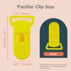 50-Pack Pacifier Clip Replacement Ends - BPA-Free Plastic Fasteners for DIY Baby Crafts, Sewing Bibs & Blankets Straps (10 Color) view 4