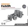 MRY-SFW 1/220 Scene Model Fork Truck Landscape Architecture Vehicle Figure Accessories view 2