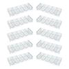 Gamers Lounge Poker Chip Trays - 100-count Clear Acrylic Poker Chip Racks - Chip Storage and Display Case (10) view 1