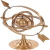 8.5" Solid Brass Armillary Dial Sphere Nautical World Globe Desk Decor. view 1