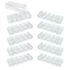 Gamers Lounge Poker Chip Trays with Lids - 100-count Clear Acrylic Poker Chip Racks - Chip Storage and Display Case (10) view 2