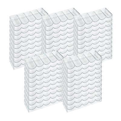 Gamers Lounge Poker Chip Trays - 100-count Clear Acrylic Poker Chip Racks - Chip Storage and Display Case (50)