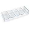 Gamers Lounge Poker Chip Trays - 100-count Clear Acrylic Poker Chip Racks - Chip Storage and Display Case (50) view 2