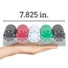 Gamers Lounge Poker Chip Trays - 100-count Clear Acrylic Poker Chip Racks - Chip Storage and Display Case (50) view 3