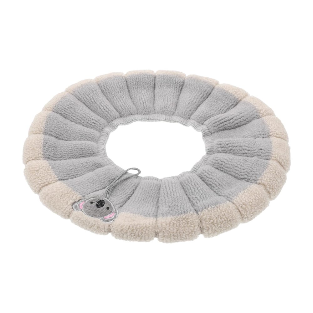 Alipis Plush Toilet Seat Cover for Winter Bathroom Use Xmas Polyester